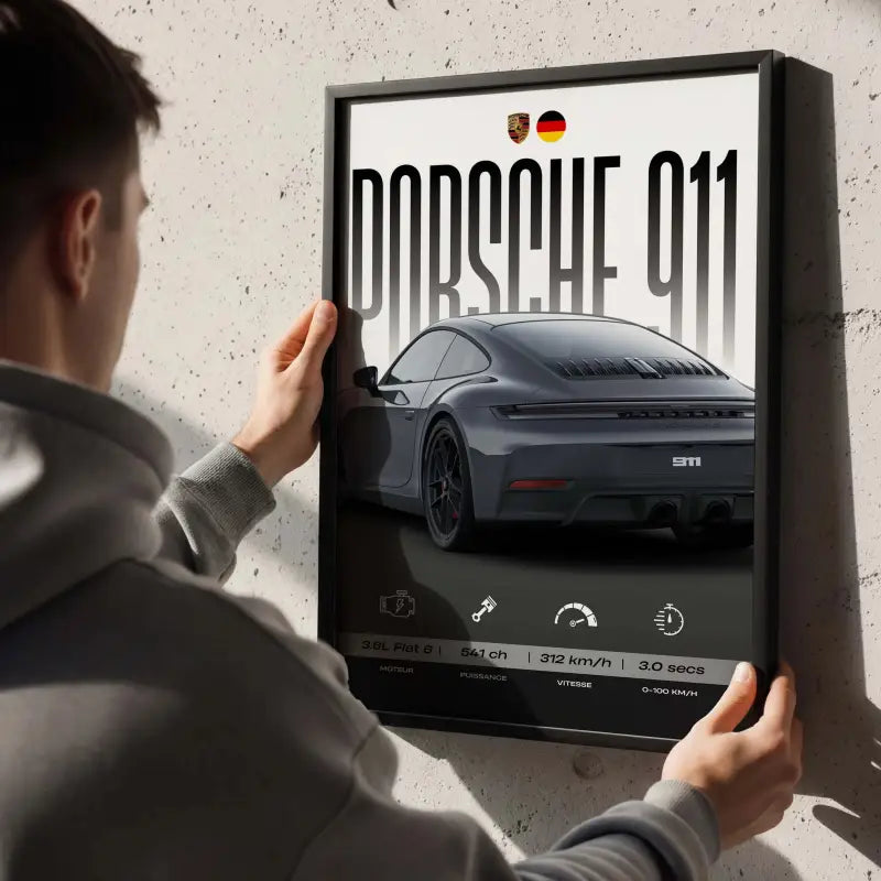 Affiche Porsche 911