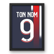 Affiche PSG 23-24 Ton Nom 9 vue principale