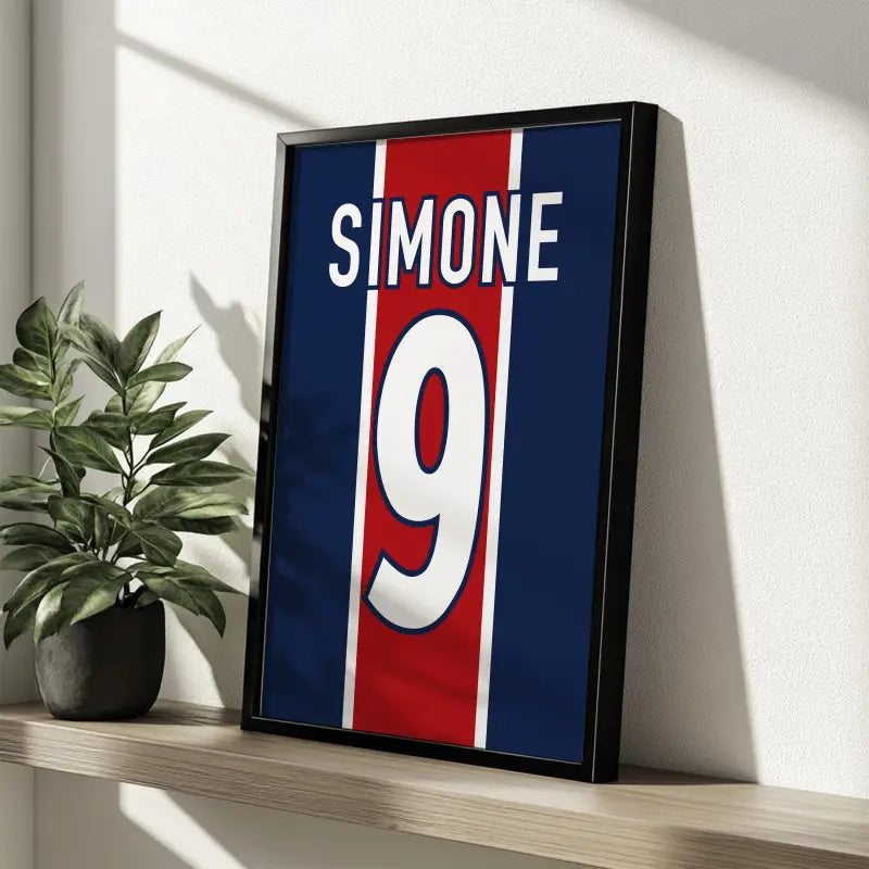 Affiche PSG 97-98 Simone 9 étagère