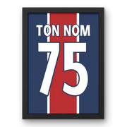 Affiche PSG 97-98 Ton Nom 75 vue principale