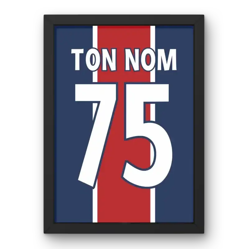 Affiche PSG 97-98 Ton Nom 75 vue principale