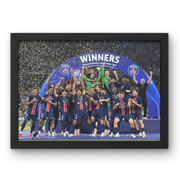 Affiche PSG Vainqueur Ligue des Champions 2025 vue principale