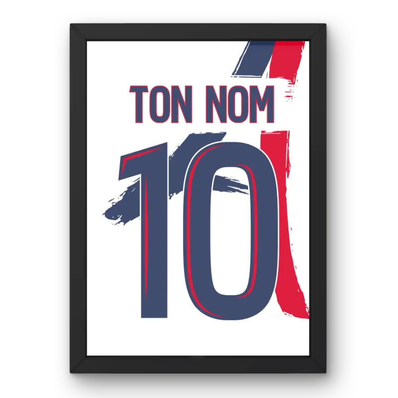 Affiche PSG EXT 24-26 Ton Nom 10 vue principale