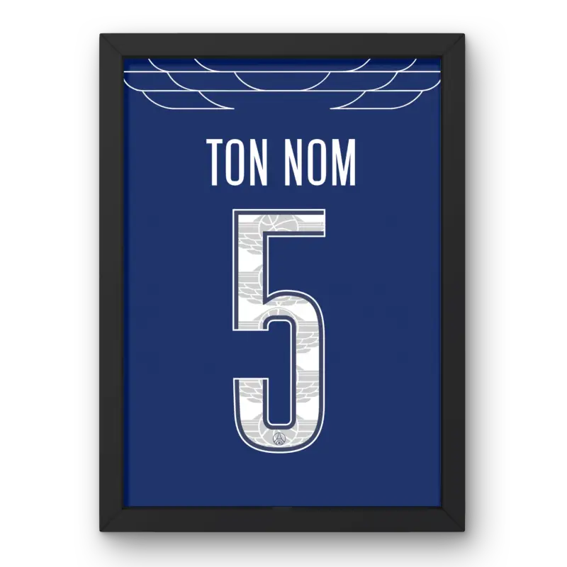 Cadre PSG Fourth 2024-2025 – Affiche encadrée personnalisée - Cadre Perso