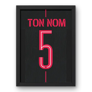Affiche PSG Fourth 25/26 – Affiche encadrée personnalisée - Cadre Perso