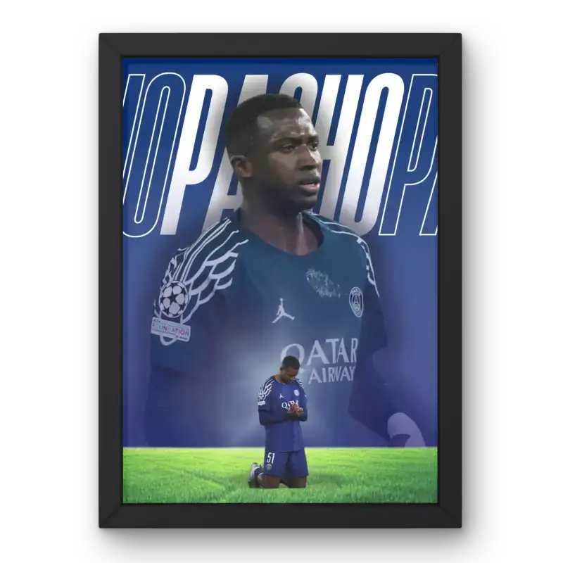 Affiche PSG Pacho vue principale