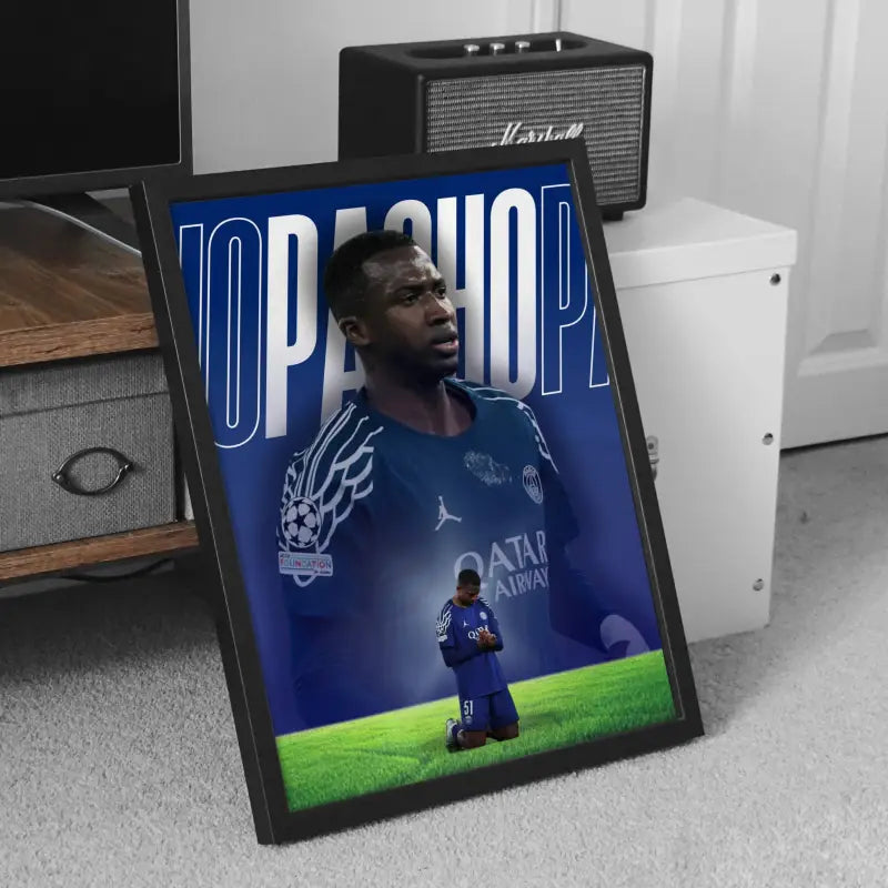Affiche PSG Pacho meuble TV