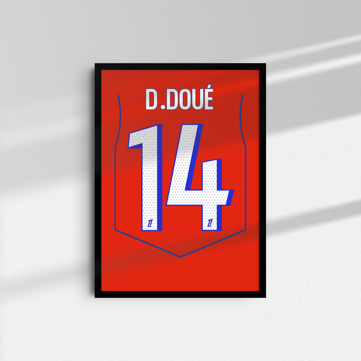 Affiche PSG Third 25/26 – Affiche encadrée personnalisée - Cadre Perso