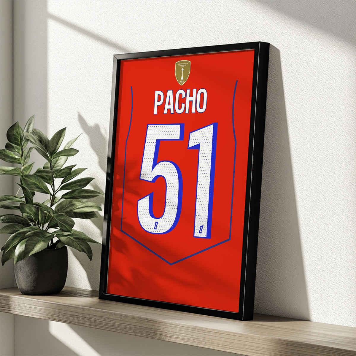 Affiche PSG Third 25/26 – Affiche encadrée personnalisée - Cadre Perso
