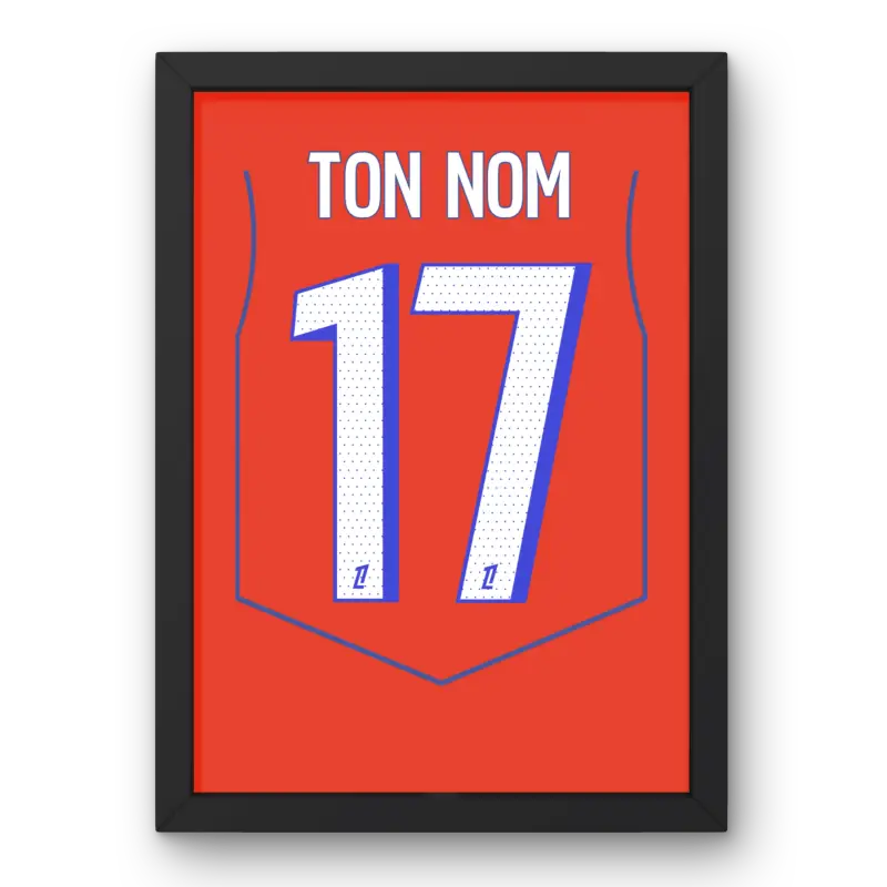 Affiche PSG Third 25-26 Ton Nom 17 vue principale