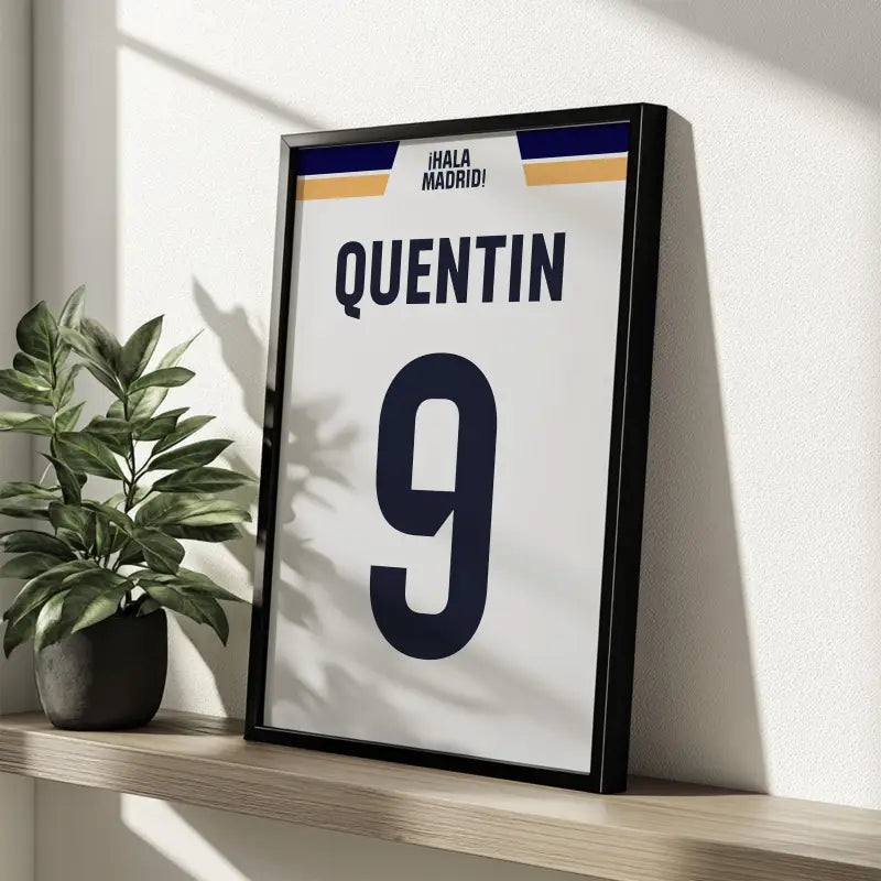 Affiche Real Madrid 23-24 Quentin 9 étagère