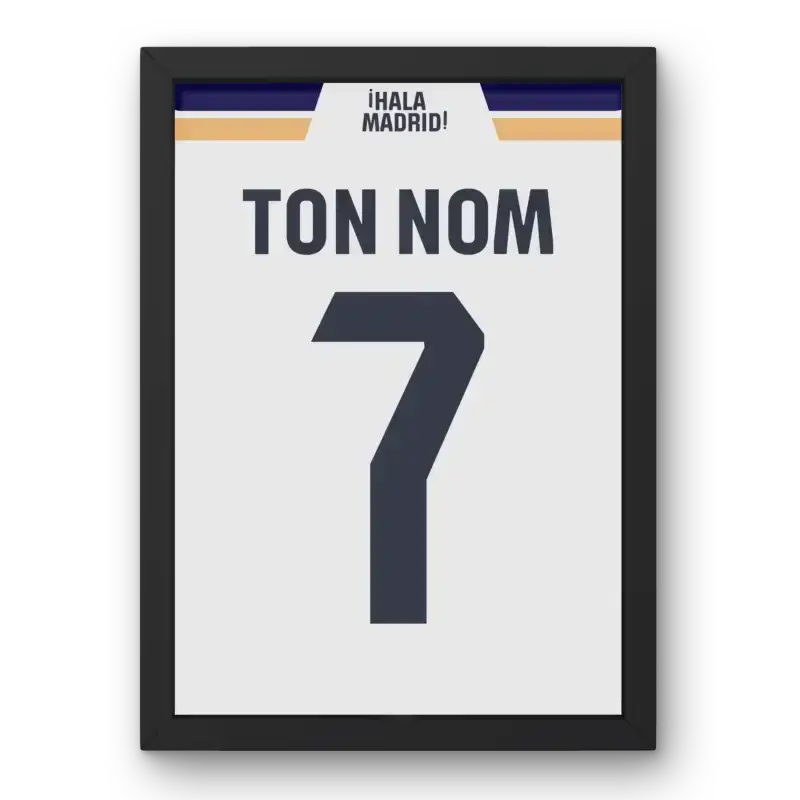 Affiche Real Madrid 23-24 Ton Nom 7 vue principale