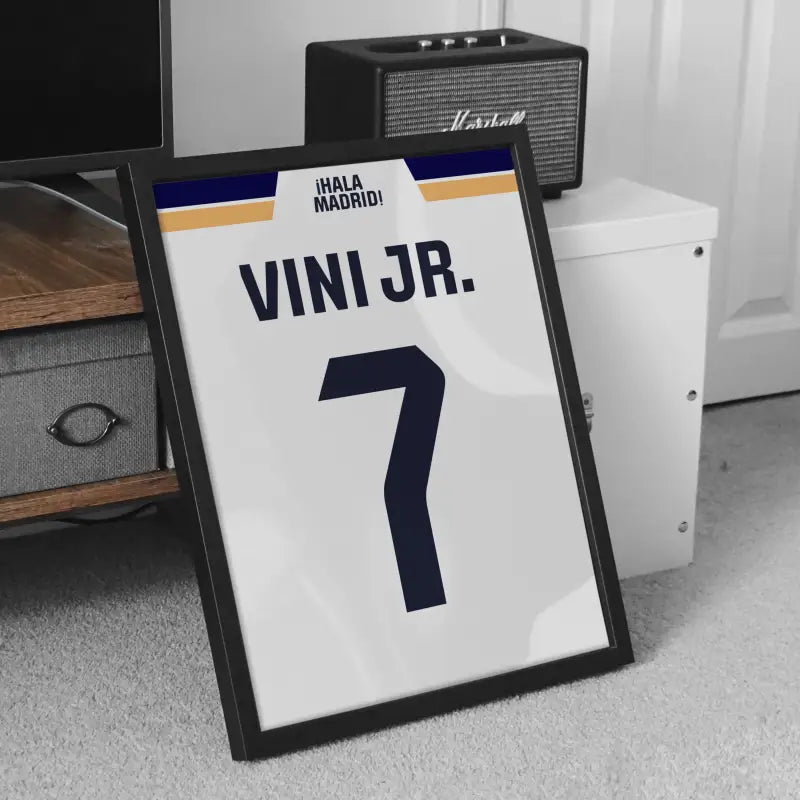 Affiche Real Madrid 23-24 Vini Jr 7 meuble TV