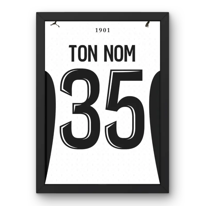 Affiche Stade Rennais Extérieur 25/26 Cadre Perso