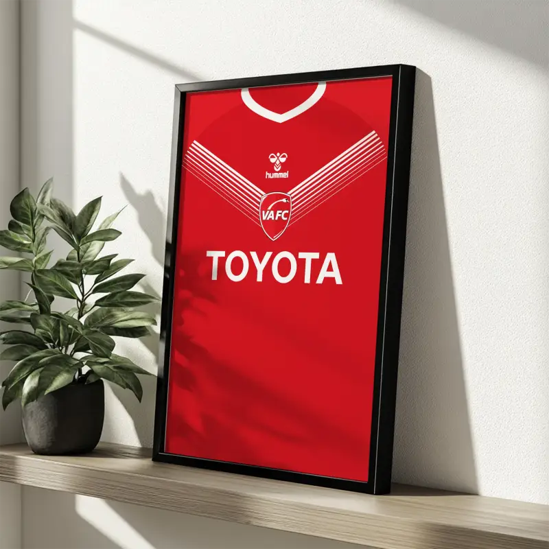 Affiche Valenciennes FC Domicile 25-26 – Affiche encadrée personnalisée - Cadre Perso