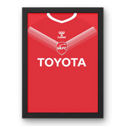 Affiche Valenciennes FC Domicile 25-26 – Affiche encadrée personnalisée - Cadre Perso