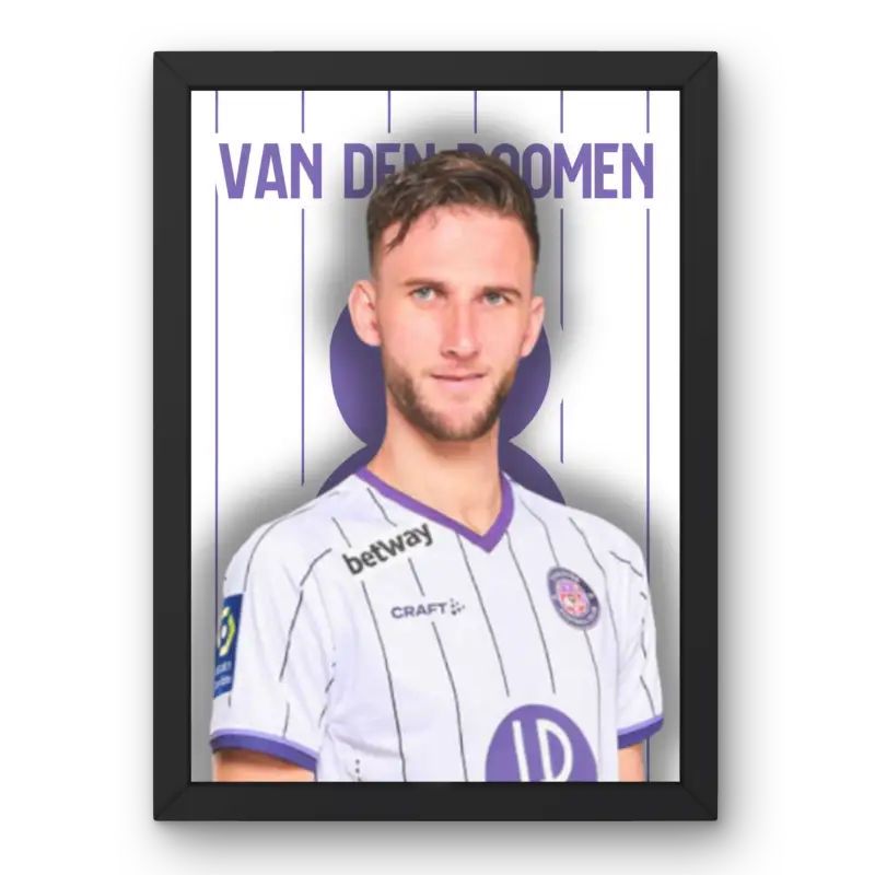 Cadre Branco van den Boomen - Le Maître du Jeu du Toulouse FC