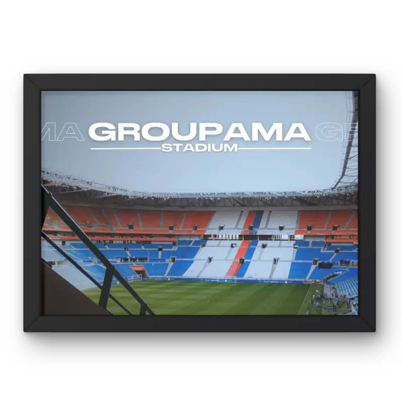 Cadre Groupama Stadium Lyon | Le Stade des Gones | Cadre Perso