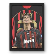 Cadre Kaká - L'Étoile du Milan AC 2006 | Affiche Personnalisée | Cadre Perso