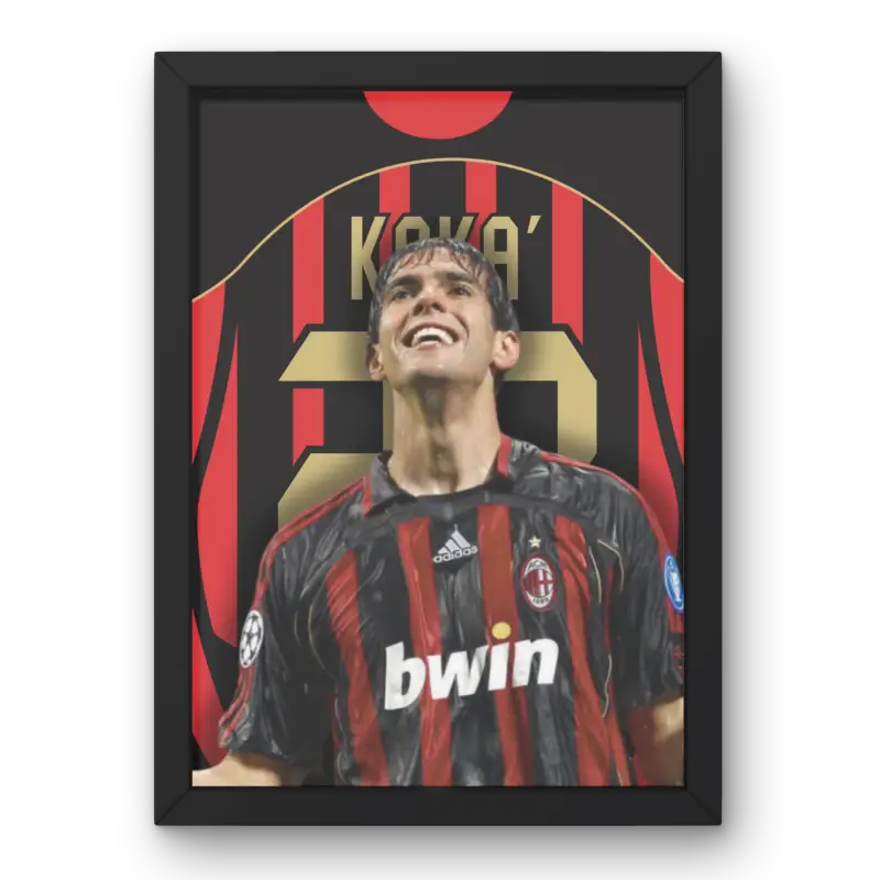 Cadre Kaká - L'Étoile du Milan AC 2006 | Affiche Personnalisée | Cadre Perso