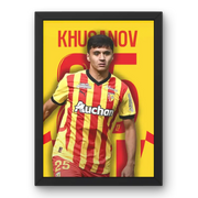 Cadre Khusanov - L'Esprit du RC Lens | Affiche Personnalisée | Cadre Perso