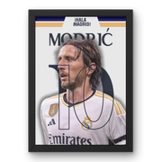 Cadre Luka Modrić - Real Madrid | Affiche Encadrée | Cadre Perso