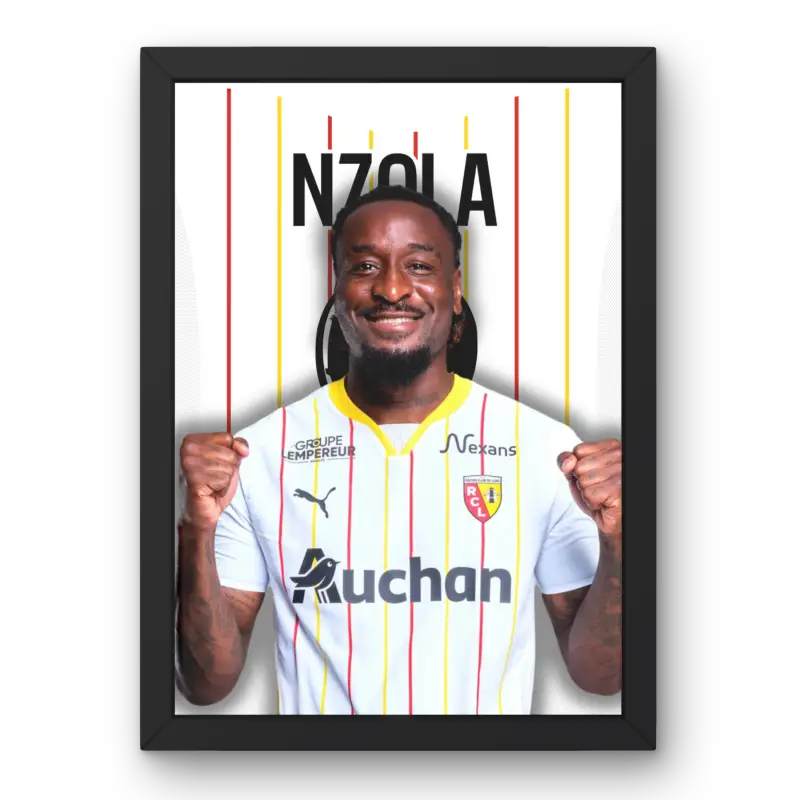 Cadre M'Bala Nzola - RC Lens | Le Meilleur de l'Attaque | Cadre Perso