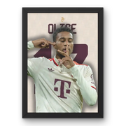 Cadre Michael Olise - Bayern Munich | L'Ascension d'un Talent | Cadre Perso