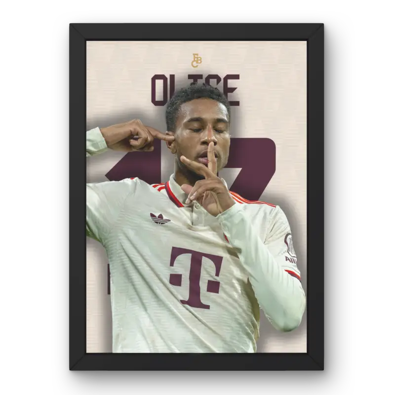 Cadre Michael Olise - Bayern Munich | L'Ascension d'un Talent | Cadre Perso