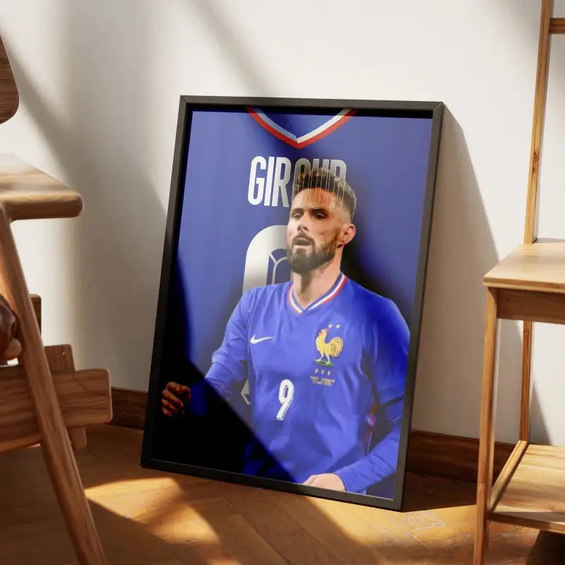 Cadre Olivier Giroud - Équipe de France | Affiche Personnalisée | Cadre Perso