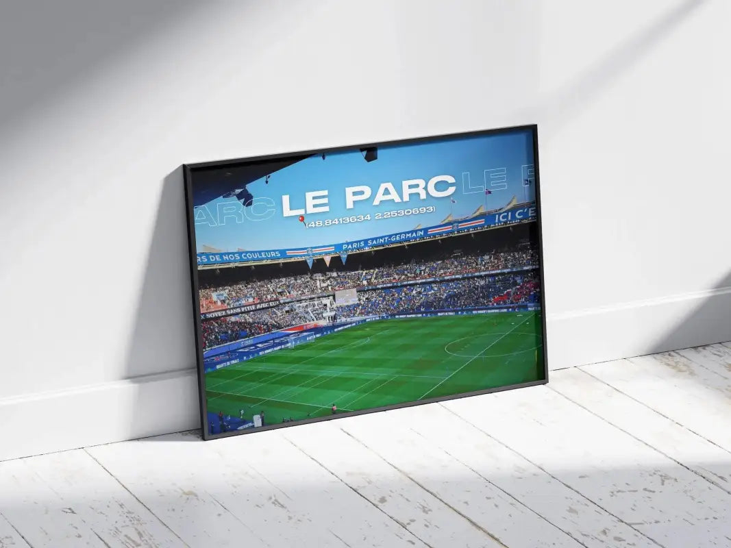 Cadre Parc des Princes | L'Emblème du PSG | Cadre Perso