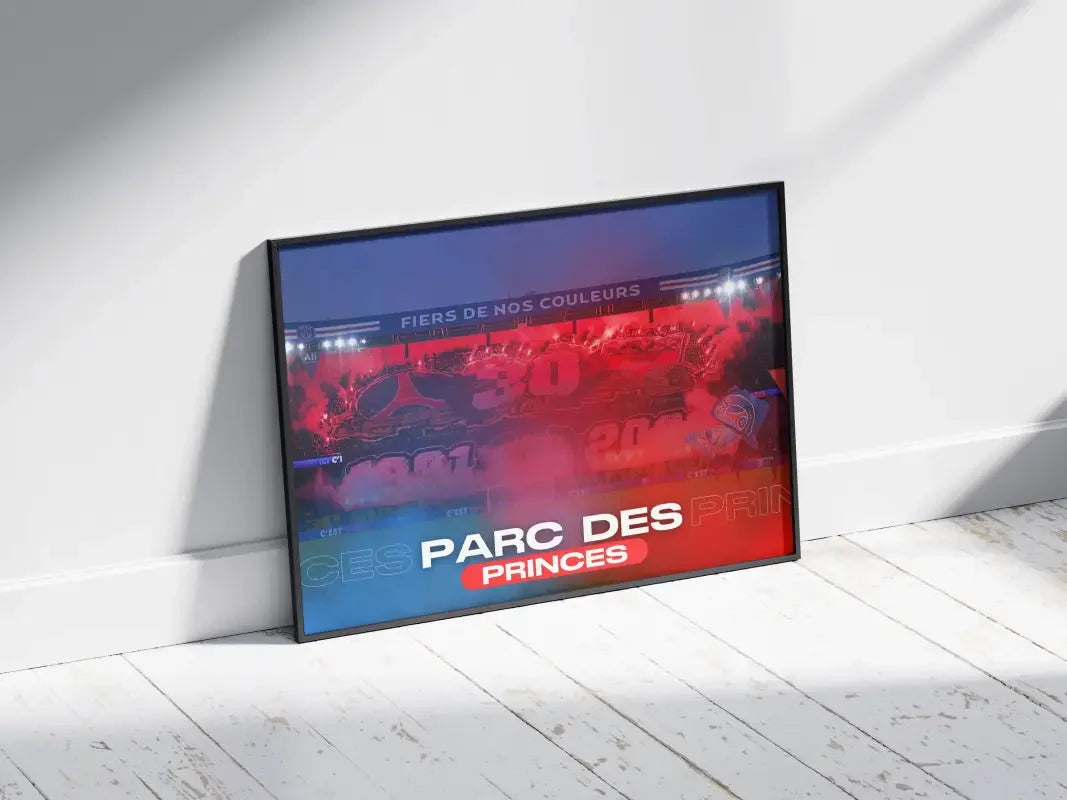 Cadre Parc des Princes | L'Icone du Football Parisien – Affiche encadrée personnalisée - Cadre Perso