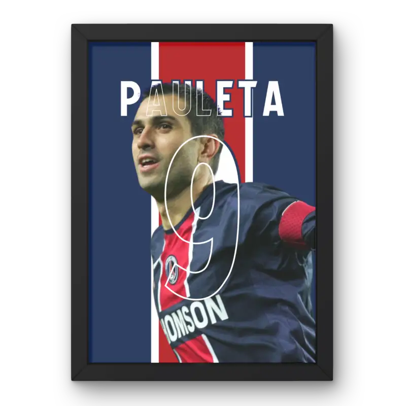 Cadre Pedro Pauleta - PSG | Une Légende du Parc des Princes | Cadre Perso