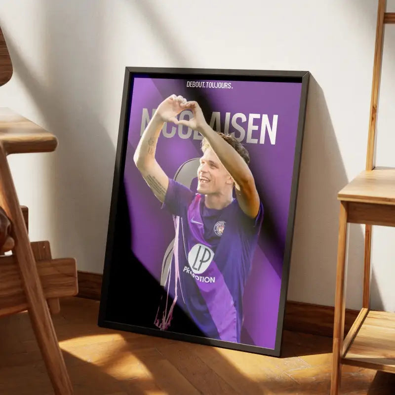 Cadre Rasmus Nicolaisen - Toulouse FC | Collection Supporter | Cadre Perso