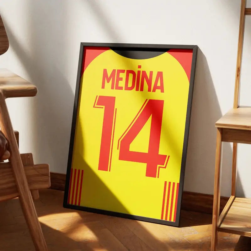 Cadre RC Lens Domicile 2023-2024 | Cadre Personnalisé Fan de Football | Cadre Perso