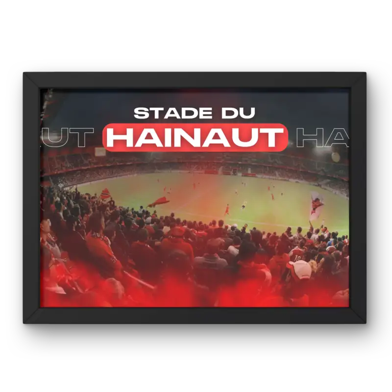 Cadre Stade du Hainaut - Immortalisez l'émotion du VAFC | Cadre Perso