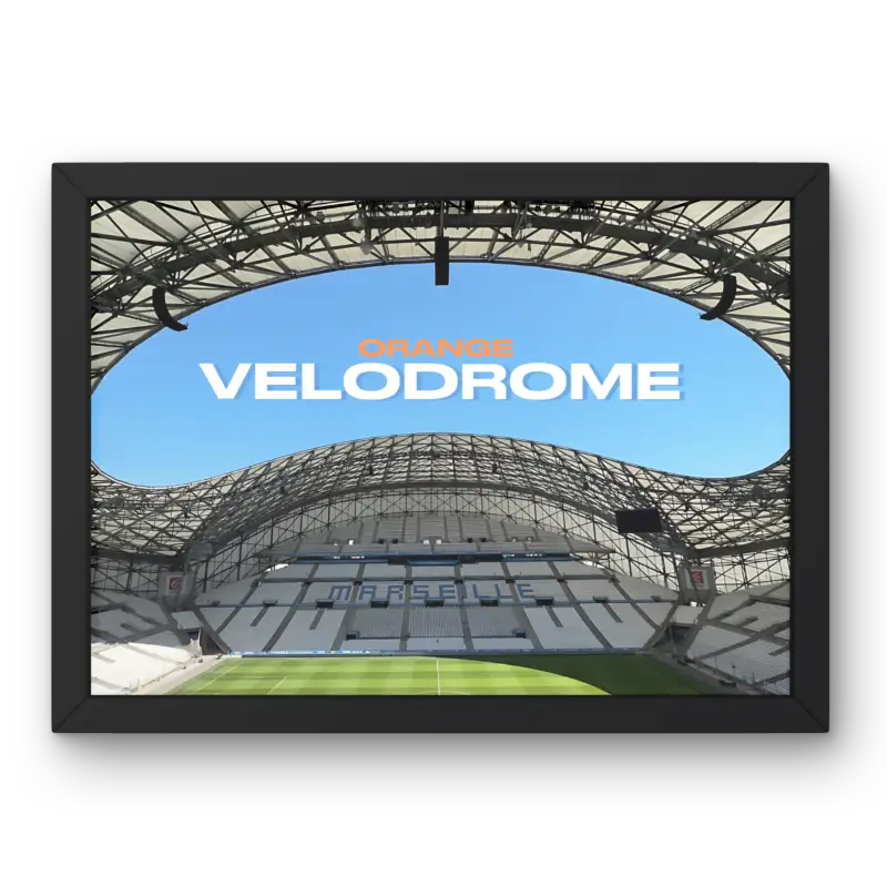 Cadre Stade Vélodrome Marseille | L'Incontournable du Football Marseillais | Cadre Perso