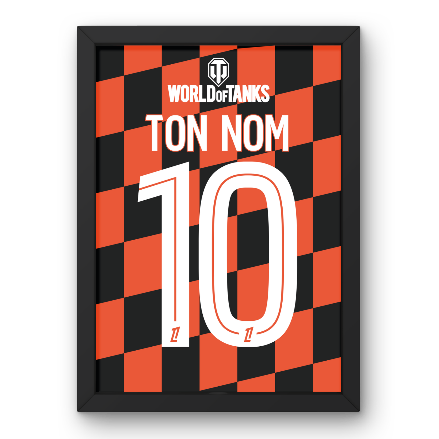 Affiche FC Lorient Domicile 25/26 Cadre Perso