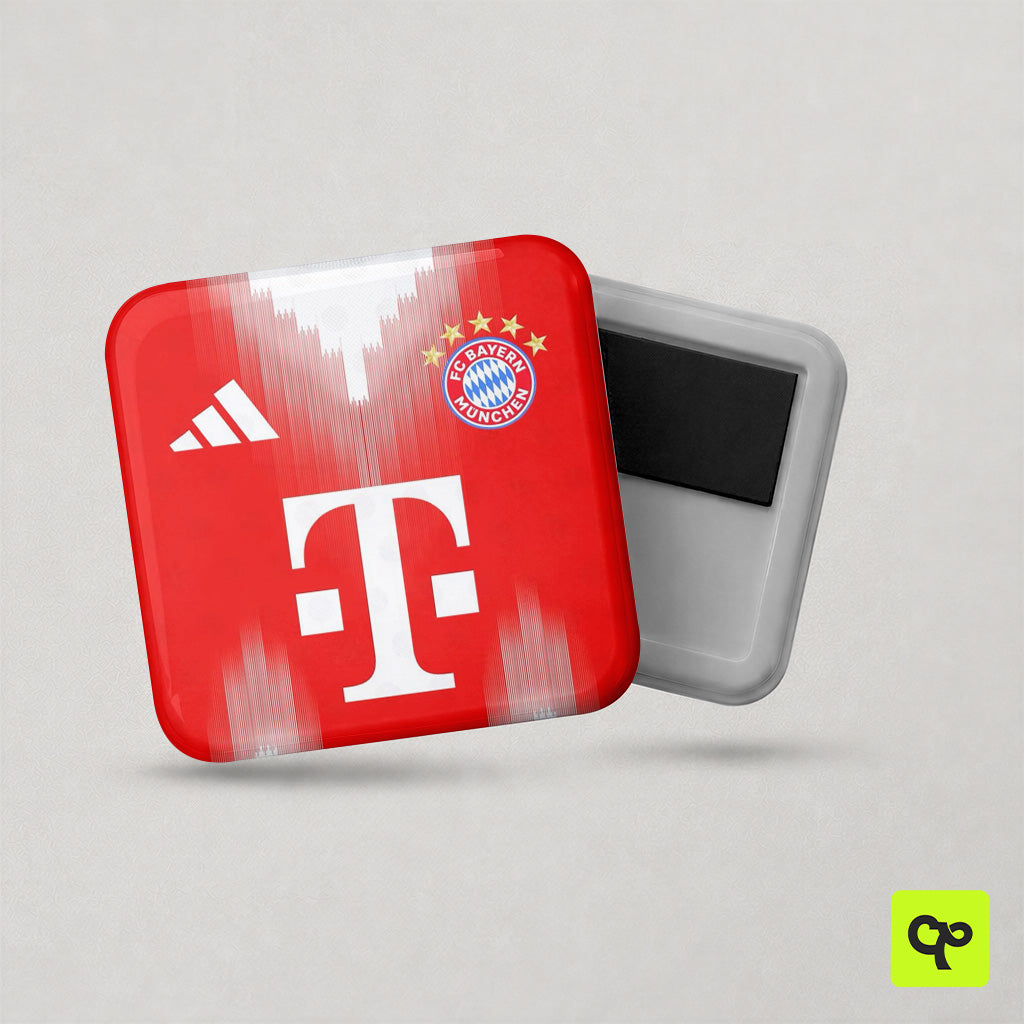 Magnet football Bayern Munich maillot domicile 2025/2026 - avant et arrière