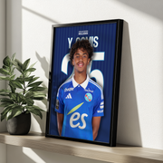 Cadre Strasbourg Gomis – Affiche encadrée personnalisée - Cadre Perso