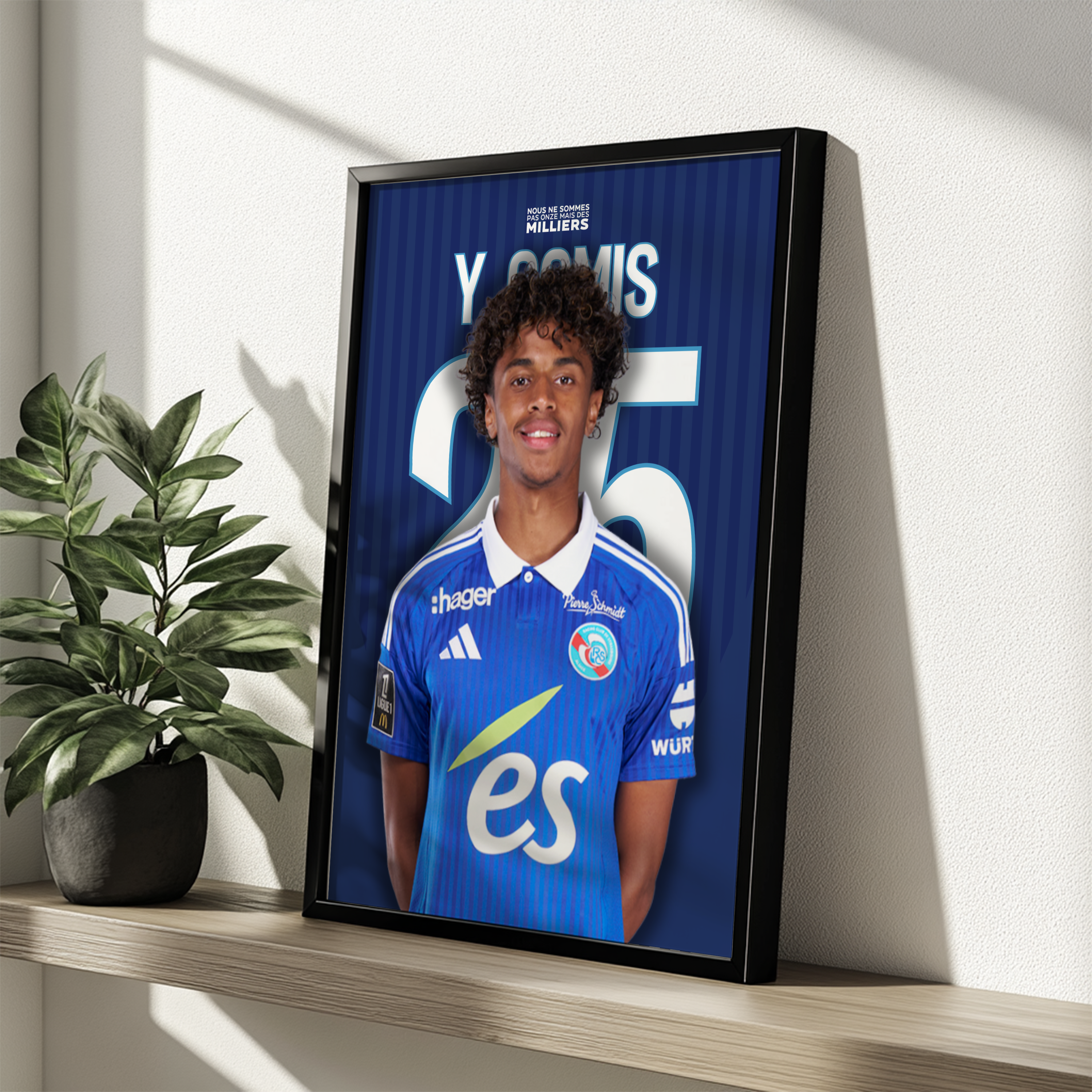 Cadre Strasbourg Gomis – Affiche encadrée personnalisée - Cadre Perso