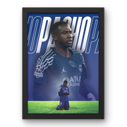 Cadre Pacho - Paris Saint-Germain – Affiche encadrée personnalisée - Cadre Perso