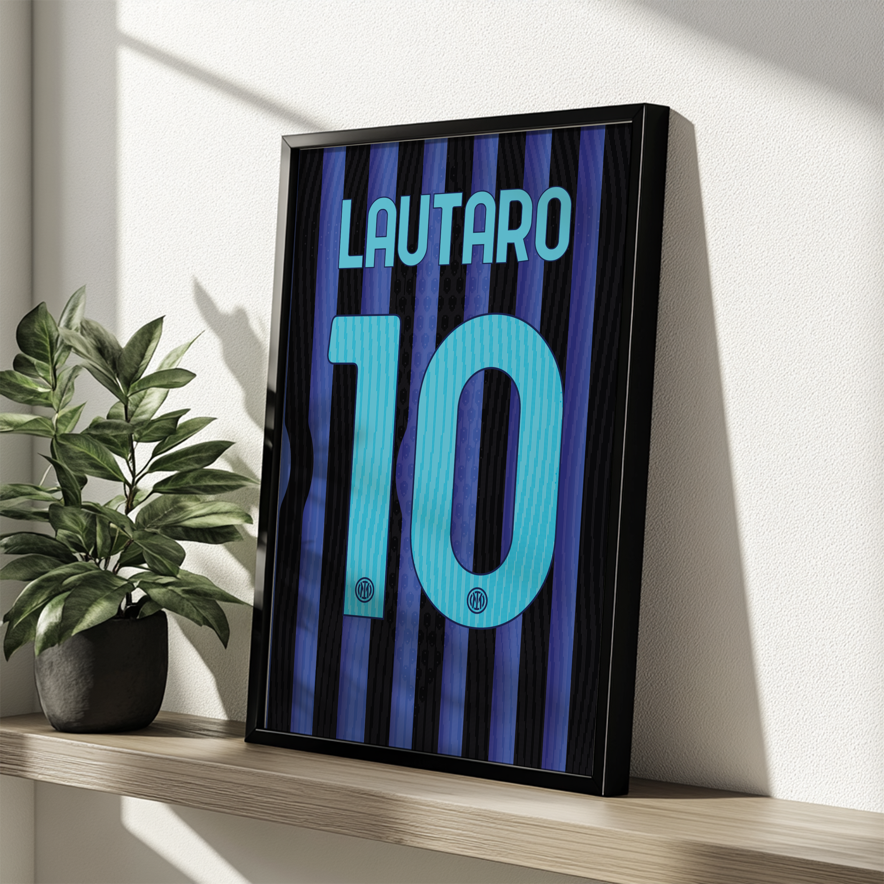 Cadre Inter Milan Domicile 25-26 – Affiche encadrée personnalisée - Cadre Perso