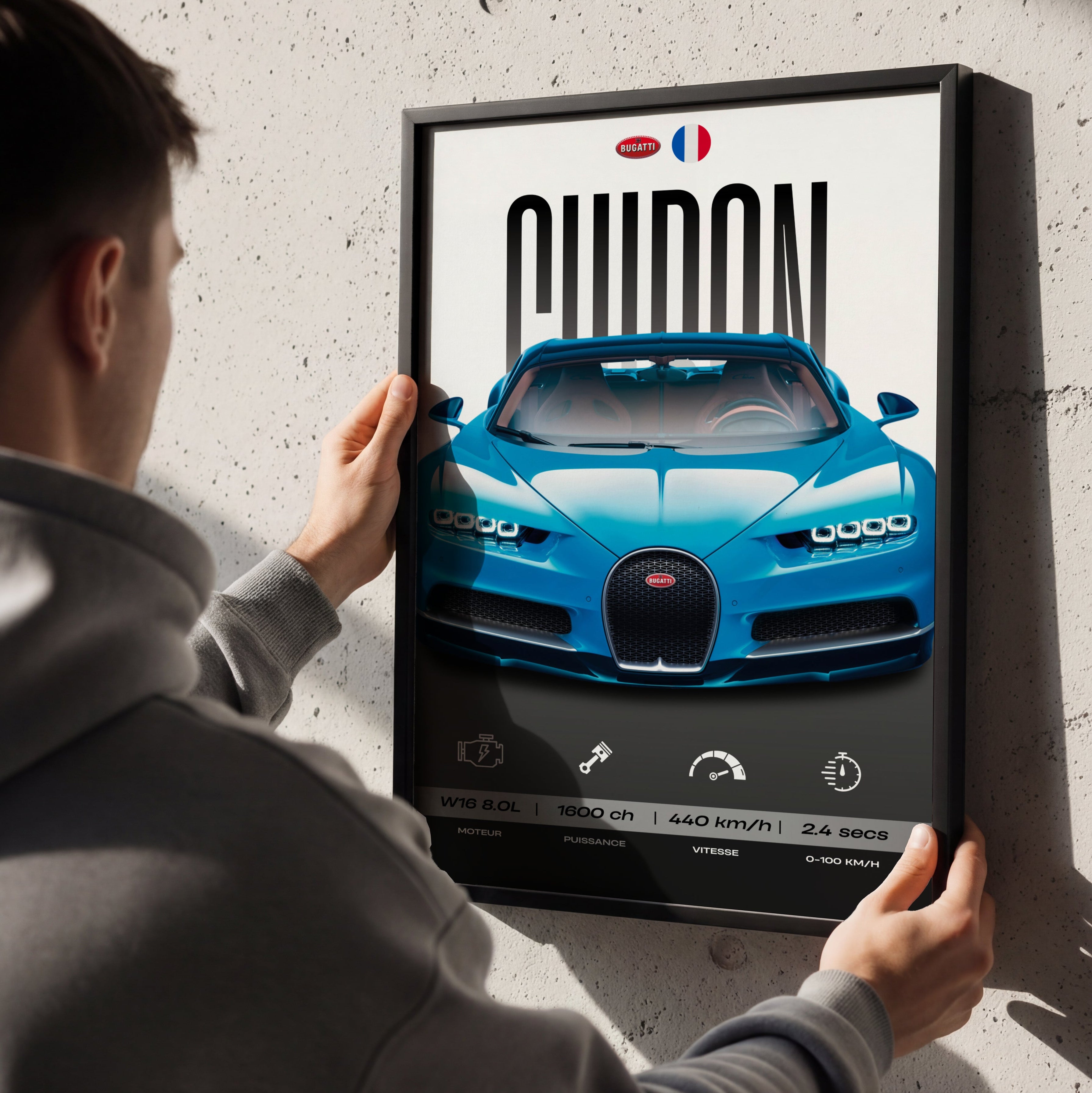 Affiche Bugatti Chiron