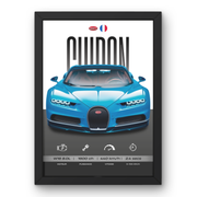 Affiche Bugatti Chiron