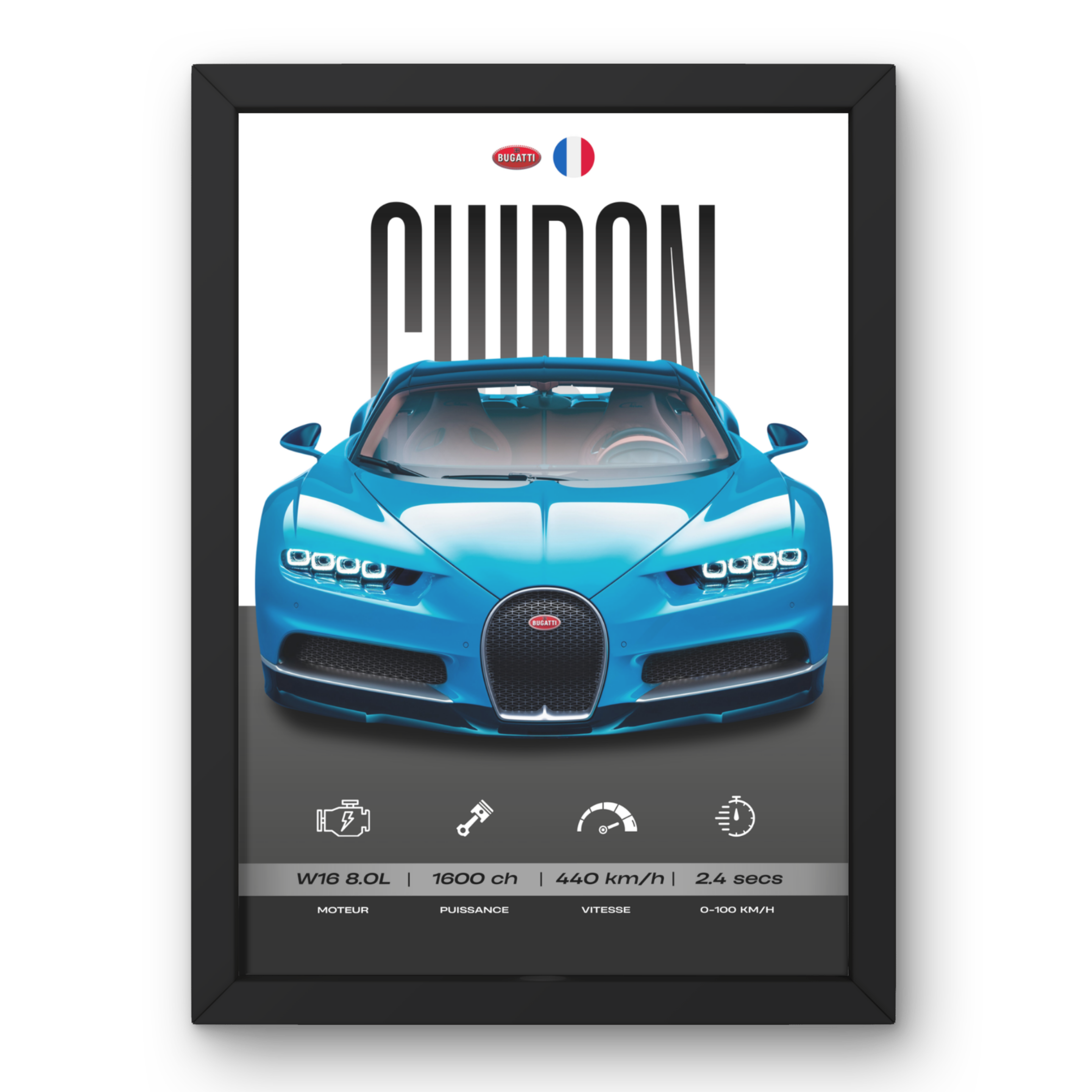 Affiche Bugatti Chiron