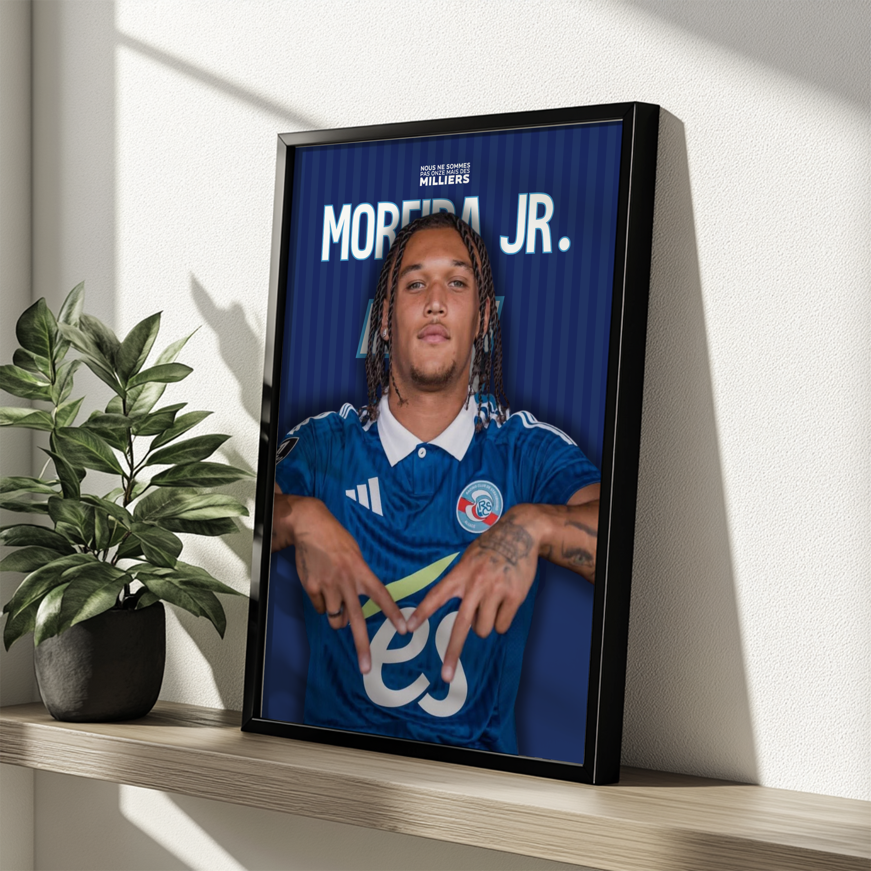 Cadre Strasbourg Moreira – Affiche encadrée personnalisée - Cadre Perso
