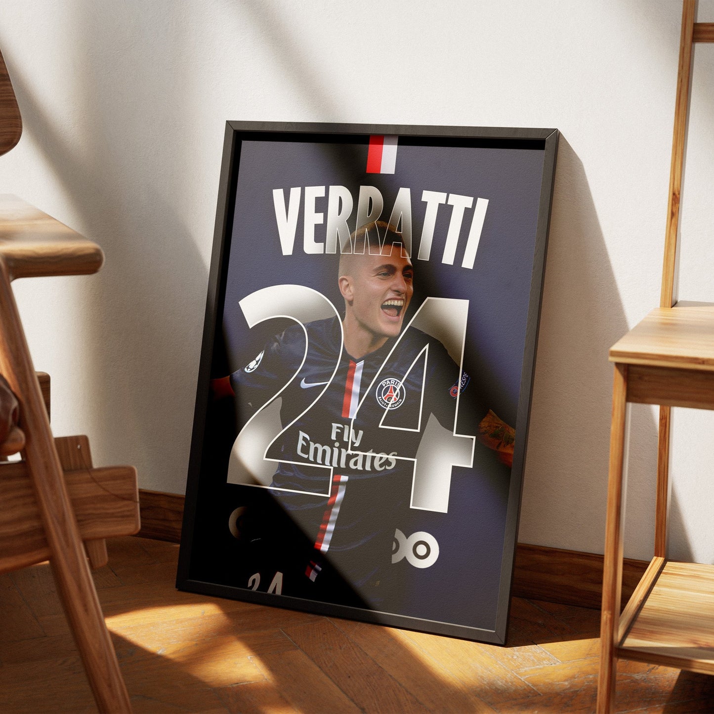 Cadre VERRATTI PSG - Cadre Perso