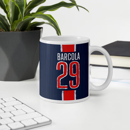 MUG BARCOLA PSG DOMICILE 24/25 - Cadre Perso