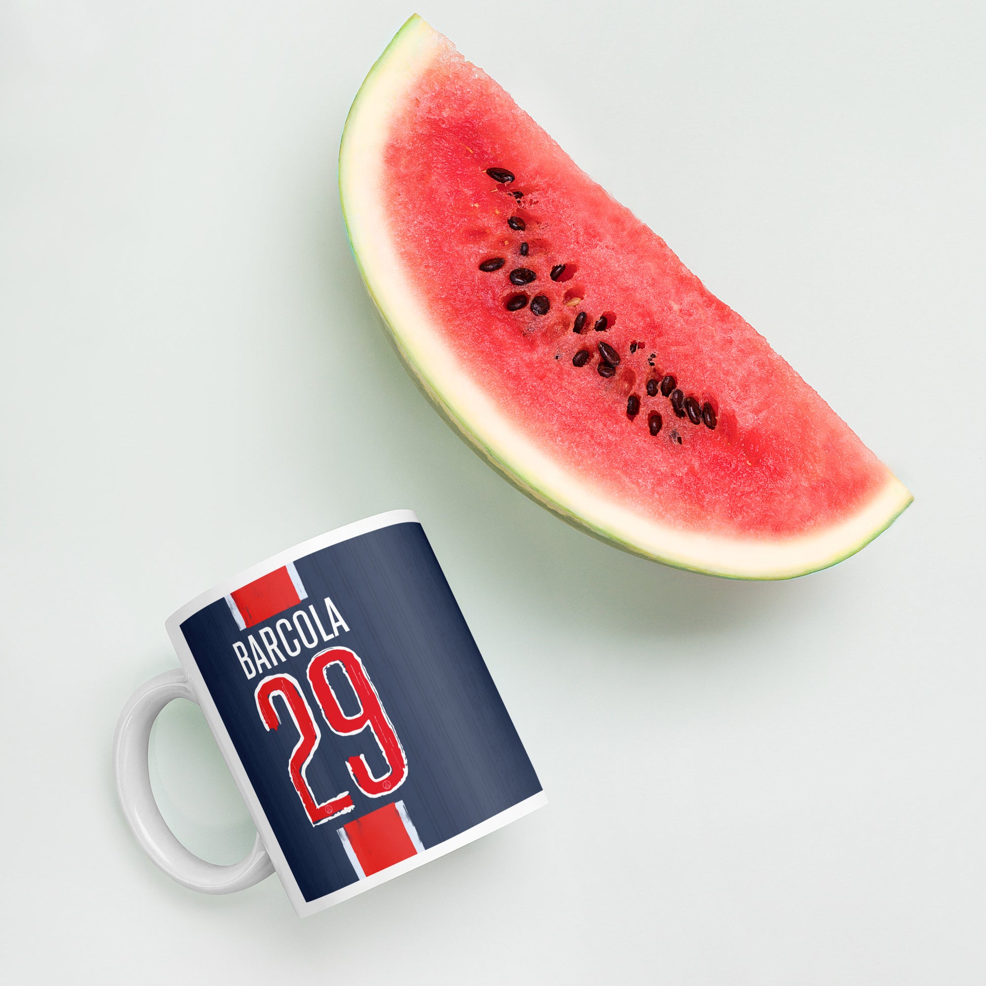 MUG BARCOLA PSG DOMICILE 24/25 - Cadre Perso